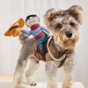 Cowboy Rider Pet Costume, Funny Dog Costume For Small Medium Dogs & Cats, Pet Clothes - Mixed Color - L