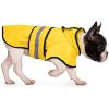 Reflective Dog Raincoat Hooded Slicker Poncho for Small to X-Large Dogs and Puppies; Waterproof Dog Clothing - Yellow - Medium