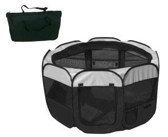 All-Terrain' Lightweight Easy Folding Wire-Framed Collapsible Travel Pet Playpen - Large