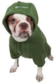 Fashion Plush Cotton Pet Hoodie Hooded Sweater - Large