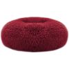 Pet Dog Bed Soft Warm Fleece Puppy Cat Bed Dog Cozy Nest Sofa Bed Cushion L Size - Red - L