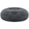 Pet Dog Bed Soft Warm Fleece Puppy Cat Bed Dog Cozy Nest Sofa Bed Cushion L Size - Dark Gray - L