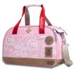 Touchdog Airline Approved Around-The-Globe Passport Designer Pet Carrier - Pink