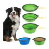 Travel Walking Pet Supplies Portable Cat Dog Bowls Water Feeder - Blue - 350 mL