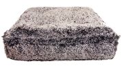 Frosted Willow Luxury Extra Plush Faux Fur Rectangle Bed- Pet Dog Bed - Large - xl-56"x41"