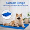 Dog Cooling Mat, Pet Cooling Mat for Dogs and Cats, Pressure Activated Dog Cooling Pad, No Water or Refrigeration Needed, Non-Toxic Gel - 50x65cm