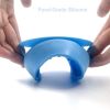 Silicone pet bowl anti-choking pet slow food bowl dog supplies silicone pet slow food bowl - BD055-blue