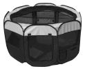 All-Terrain' Lightweight Easy Folding Wire-Framed Collapsible Travel Pet Playpen - Large