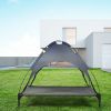 Portable Elevated Outdoor Pet Bed with Removable Canopy Shade - 42in