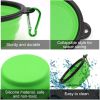 Travel Walking Pet Supplies Portable Cat Dog Bowls Water Feeder - Green - 350 mL