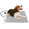 Pet Heating Pad Waterproof Electric Heating Mat Warming Blanket with 9 Heating Modes - Grey - US