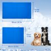 Dog Cooling Mat, Pet Cooling Mat for Dogs and Cats, Pressure Activated Dog Cooling Pad, No Water or Refrigeration Needed, Non-Toxic Gel - 50x65cm