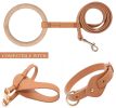 Pet Life 'Ever-Craft' Boutique Series Beechwood and Leather Designer Dog Leash - Brown