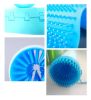 Pet Portable Paw Cleaner Dog Paw Washer Cup Paw Cleaner for Cats and Small / Medium / Large Dogs - blue - large