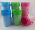 Pet Portable Paw Cleaner Dog Paw Washer Cup Paw Cleaner for Cats and Small / Medium / Large Dogs - green - large