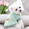 Pet Sweater; Warm Winter Plush Dog Sweater Knitwear Cat Vest; For Small & Medium Dogs - Navy Blue - S