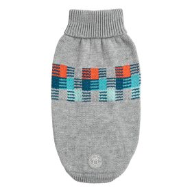 GF Pet Winter Sailor Sweater (Color: Grey Mix, size: XS)