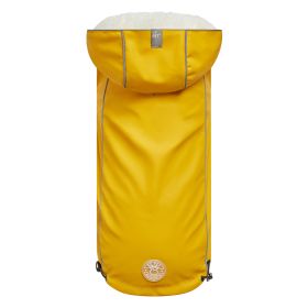 GF Pet Insulated Raincoat (Color: Yellow, size: XL)