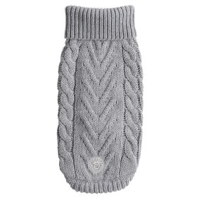 GF Pet Chalet Sweater (Color: Grey Mix, size: 3XS)