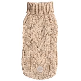 GF Pet Chalet Sweater (Color: Oatmeal, size: 2XS)