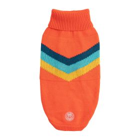 GF Pet Alpine Sweater (Color: Orange, size: 3XS)