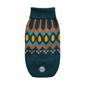 GF Pet Heritage Sweater (Color: Teal, size: 2XS)