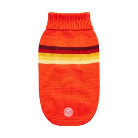 GF Pet Retro Sweater (Color: Orange, size: 2XS)