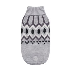 GF Pet Heritage Sweater (Color: Grey Mix, size: L)