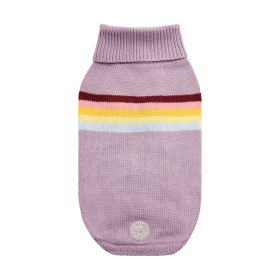 GF Pet Retro Sweater (Color: Lavender, size: XL)